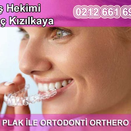 Şeffaf plak ile ortodonti orthero sistem